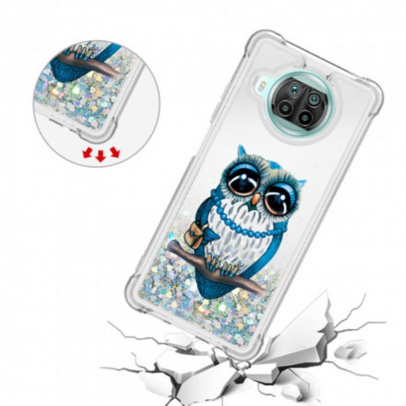 Coque Xiaomi Mi 10T Lite 5G  / Redmi Note 9 Pro 5G Miss Hibou Paillettes