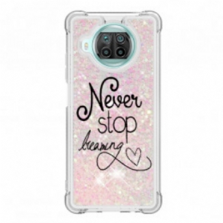 Coque Xiaomi Mi 10T Lite 5G  / Redmi Note 9 Pro 5G Never Stop Dreaming Paillettes