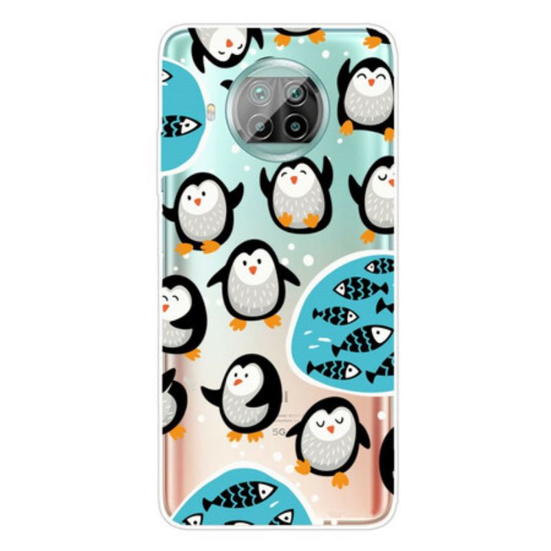 Coque Xiaomi Mi 10T Lite 5G / Redmi Note 9 Pro 5G Pingouins et Poissons