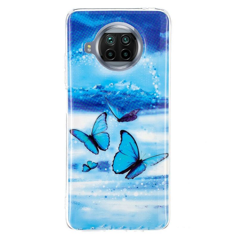 Coque Xiaomi Mi 10T Lite 5G / Redmi Note 9 Pro 5G Série Papillons Fluo