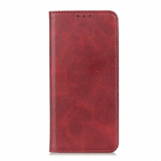 Flip Cover Xiaomi Mi 10T Lite 5G / Redmi Note 9 Pro 5G Cuir Fendu