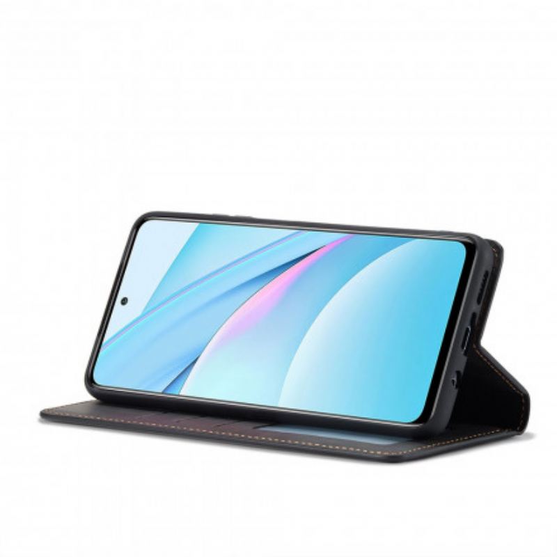 Flip Cover Xiaomi Mi 10T Lite 5G  / Redmi Note 9 Pro 5G Effet Cuir FORWENW