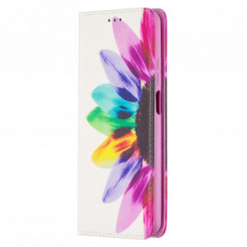 Flip Cover Xiaomi Mi 10T Lite 5G  / Redmi Note 9 Pro 5G Fleur Aquarelle