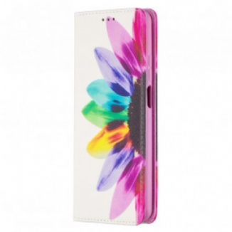 Flip Cover Xiaomi Mi 10T Lite 5G  / Redmi Note 9 Pro 5G Fleur Aquarelle