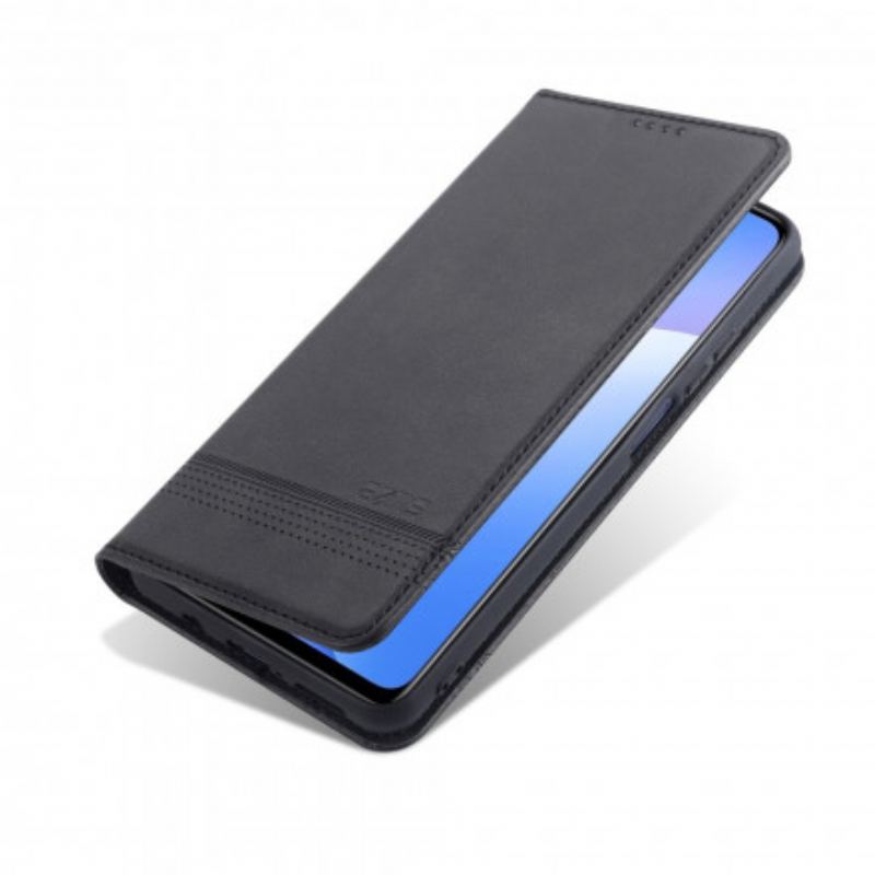 Flip Cover Xiaomi Mi 10T Lite 5G  / Redmi Note 9 Pro 5G Style Cuir AZNS