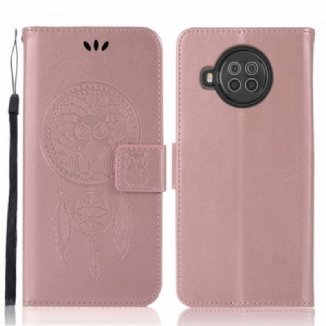 Housse Xiaomi Redmi 8A Effet Cuir Attrape Rêves Hibou