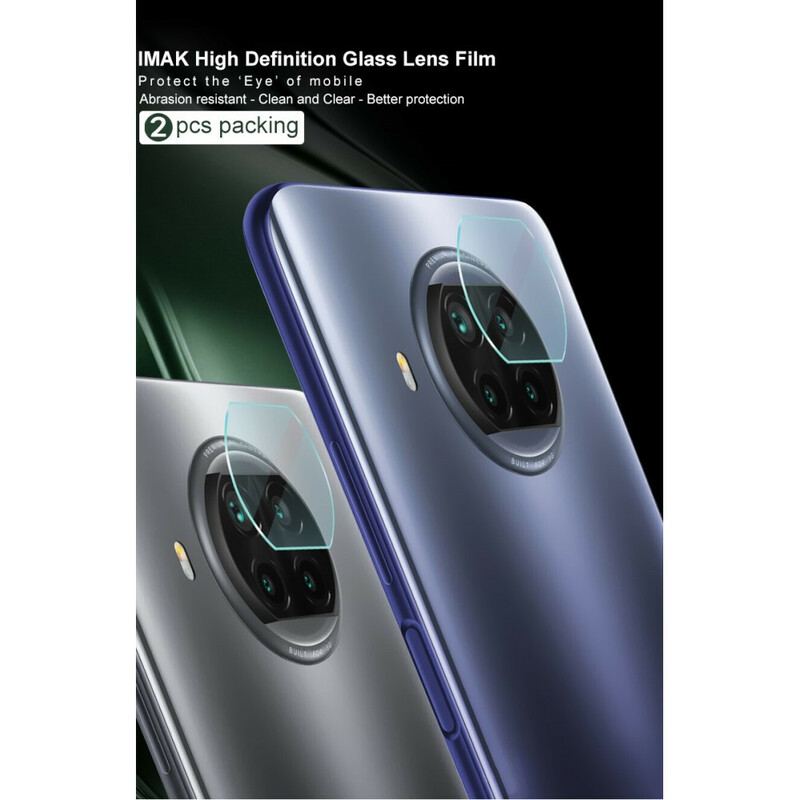 Lentille de Protection en Verre Trempé pour Xiaomi Mi 10T Lite 5G / Redmi Note 9 Pro 5G IMAK