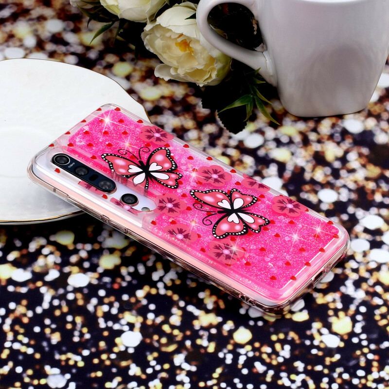 Coque Xiaomi Mi 10 / 10 Pro Paillettes Papillons