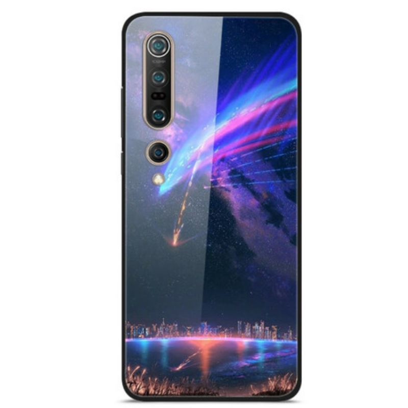 Coque Xiaomi Mi 10  Verre Trempé Galaxie Constellation