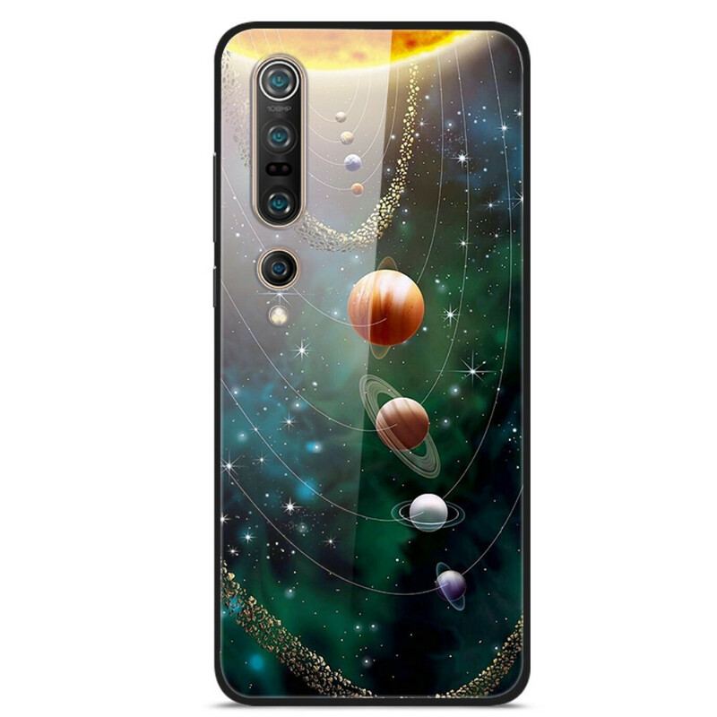 Coque Xiaomi Mi 10 Verre Trempé Planètes Système Solaire