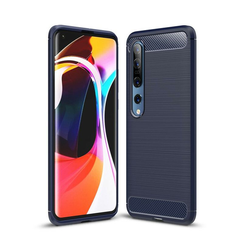 Coque Xiaomi MI Note 10 / 10 Pro Fibre Carbone Brossée