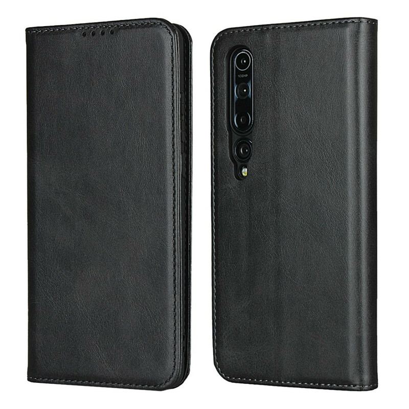 Flip Cover Xiaomi Mi 10 / 10 Pro Cuir Fendu Élégance