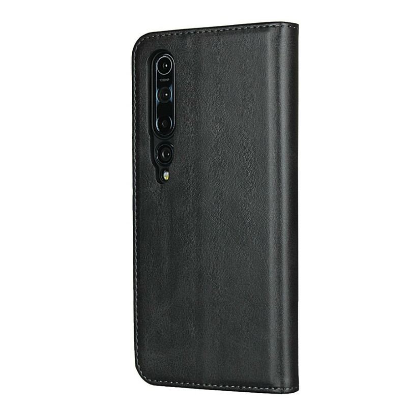 Flip Cover Xiaomi Mi 10 / 10 Pro Cuir Fendu Élégance