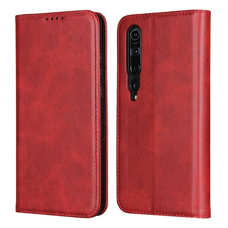 Flip Cover Xiaomi Mi 10 / 10 Pro Cuir Fendu Élégance