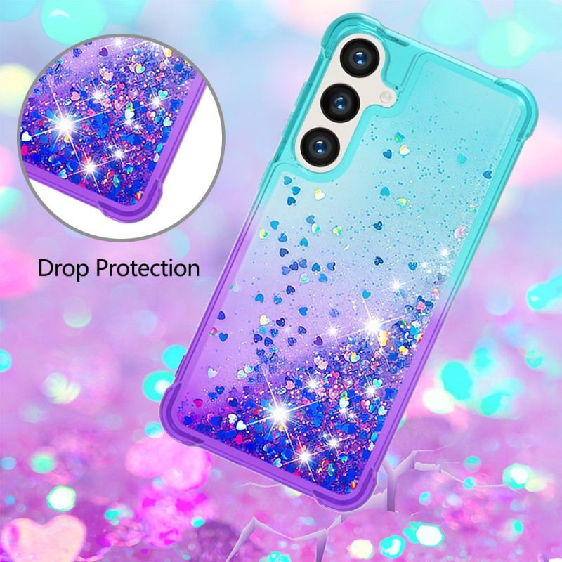 Coque Samsung Galaxy S24 5G Dégradé Paillettes