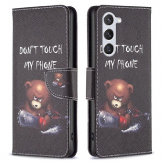 Étui Portefeuille Motif Ours pour Samsung Galaxy S24