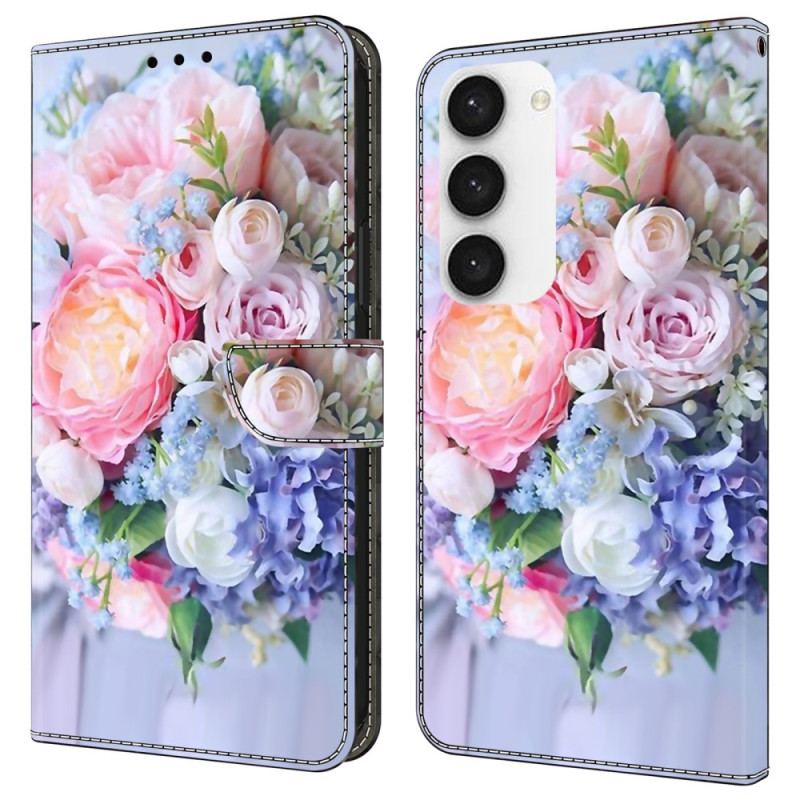 Housse Samsung Galaxy S24 5G Fleurs Colorées