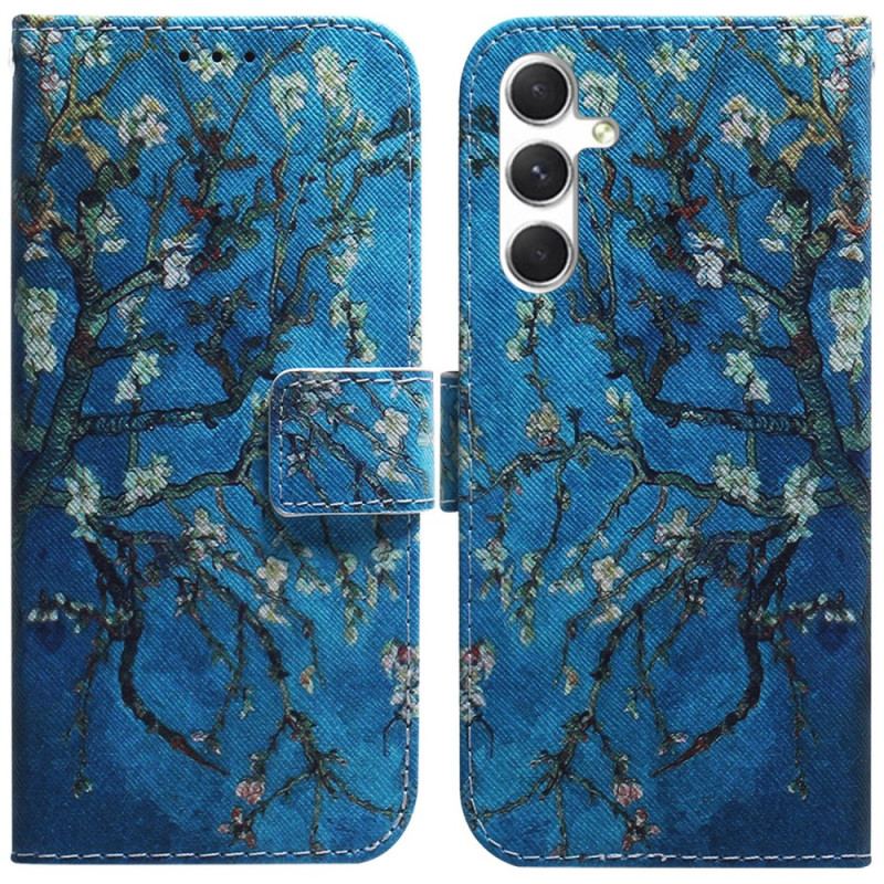 Housse Samsung Galaxy S24 5G Fleurs d'Abricot