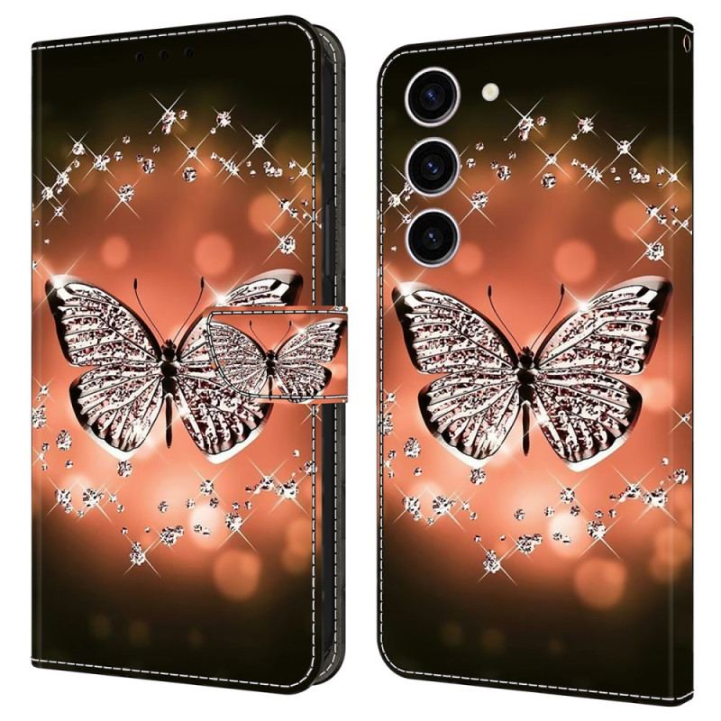 Housse Samsung Galaxy S24 5G Papillon de Cristal