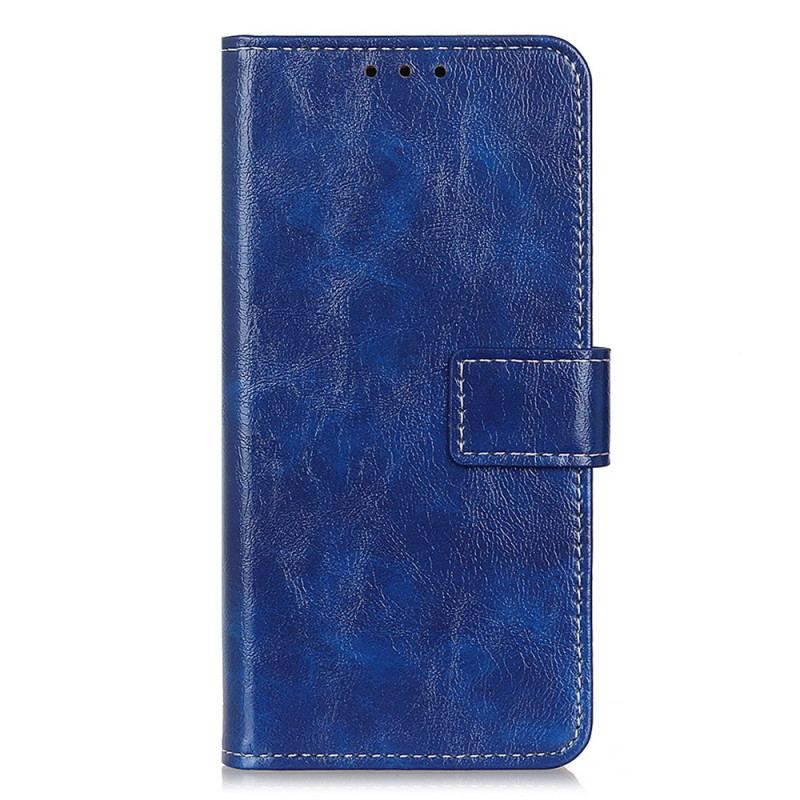 Housse Samsung Galaxy S24 5G Simili Cuir Vernie Coutures Apparentes