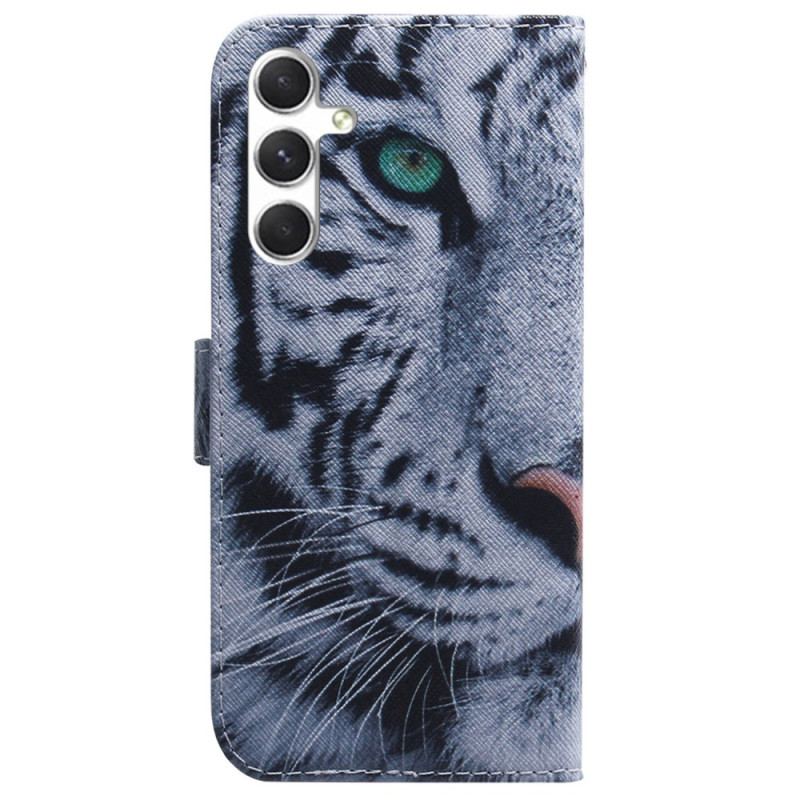 Housse Samsung Galaxy S24 5G Tigre Blanc