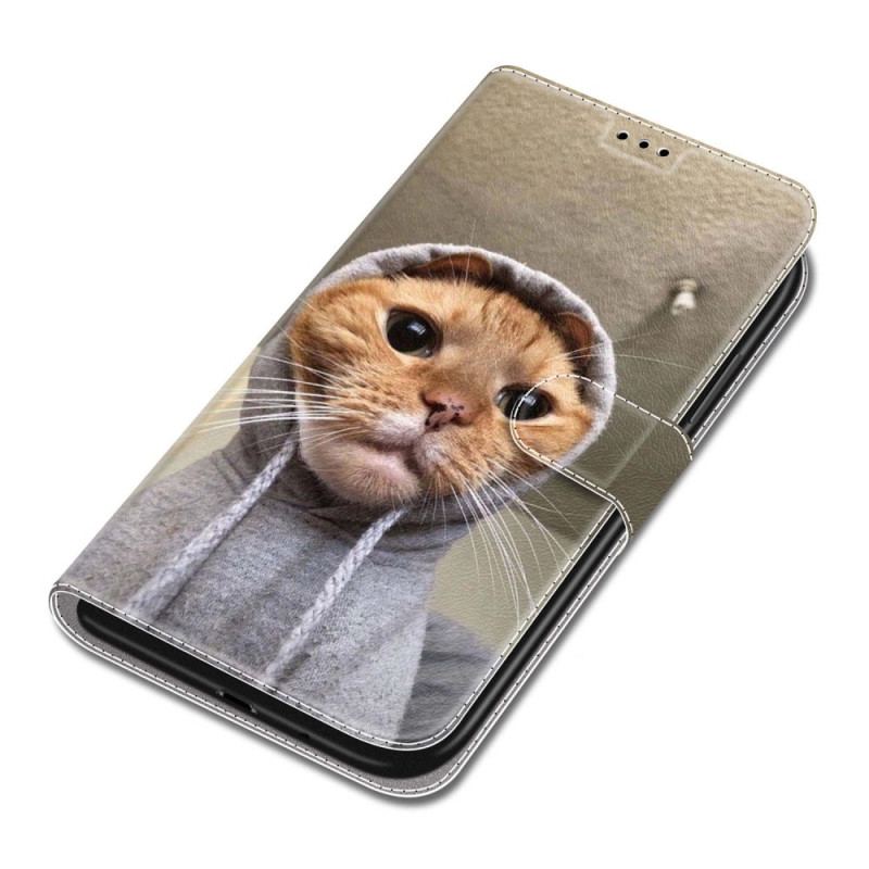 Housse Samsung Galaxy S24 5G Yo Cat avec Lanière