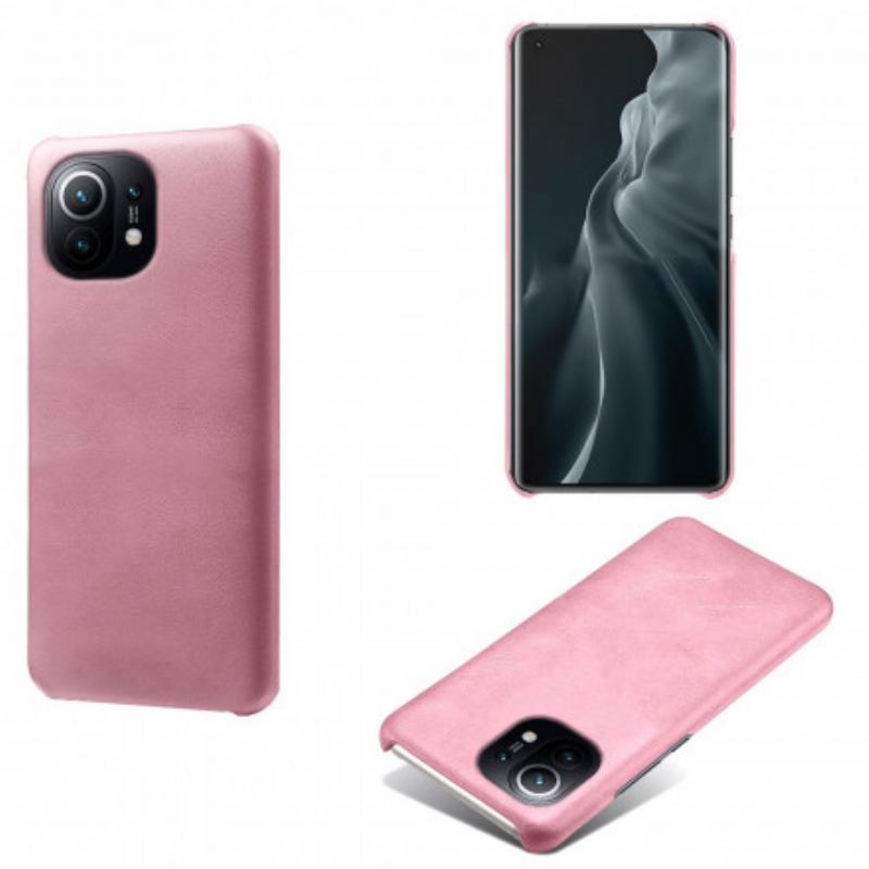 Coque Xiaomi Mi 11 Effet Cuir KSQ