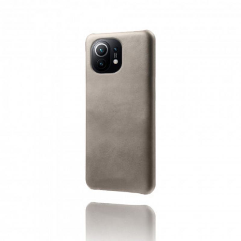 Coque Xiaomi Mi 11 Effet Cuir KSQ