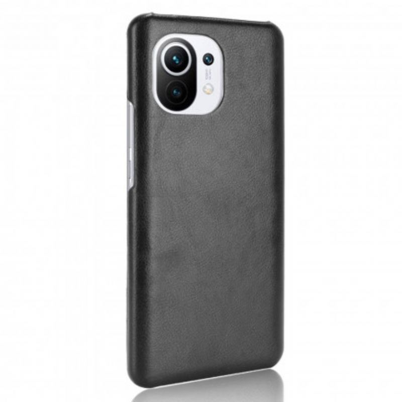 Coque Xiaomi Mi 11 Effet Cuir Litchi Performance