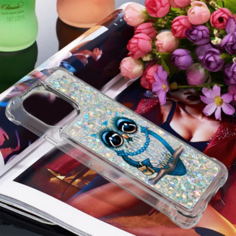 Coque Xiaomi Mi 11 Miss Hibou Paillettes