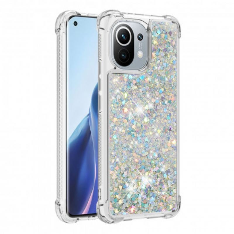 Coque Xiaomi Mi 11 Paillettes Design