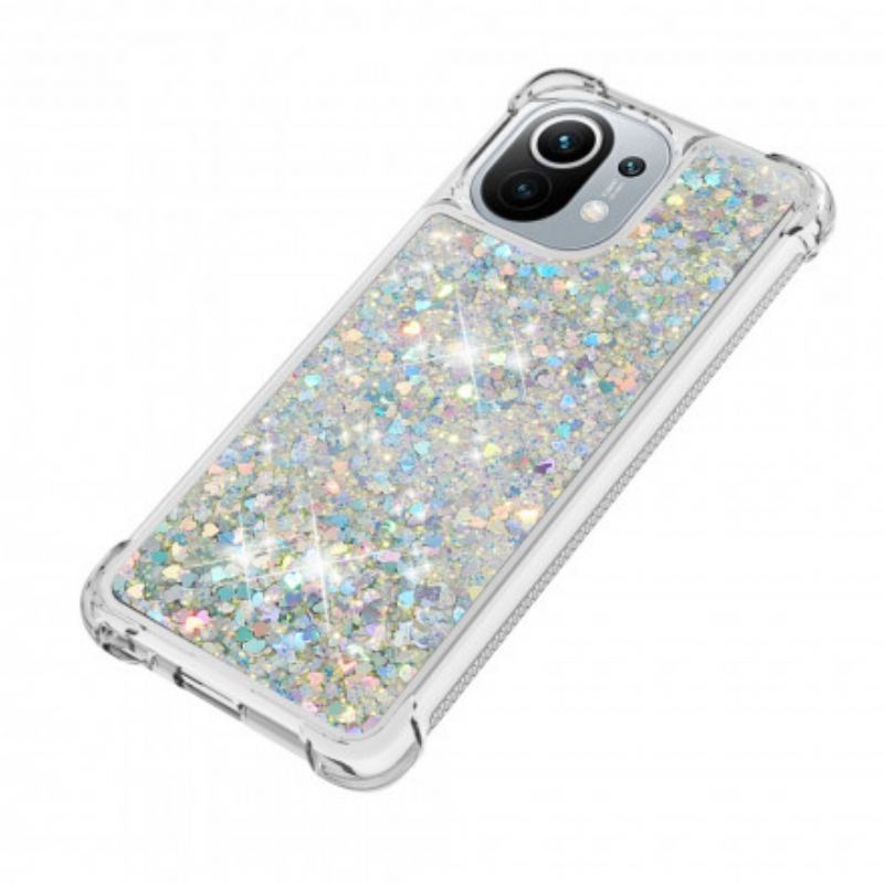 Coque Xiaomi Mi 11 Paillettes Design