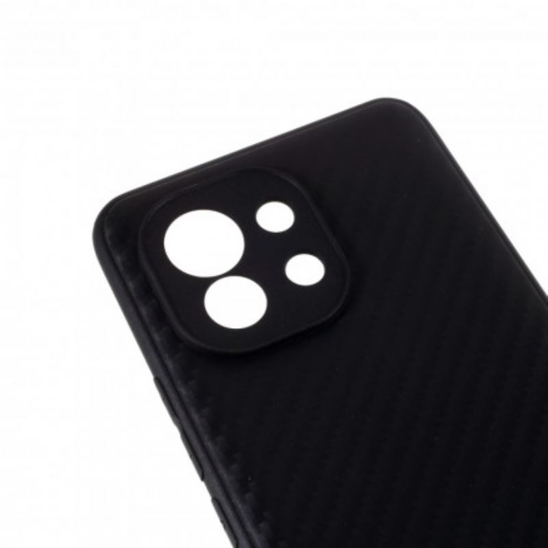 Coque Xiaomi Mi 11 Simple Fibre Carbone