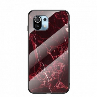 Coque Xiaomi Mi 11 Verre Trempé Marble Colors