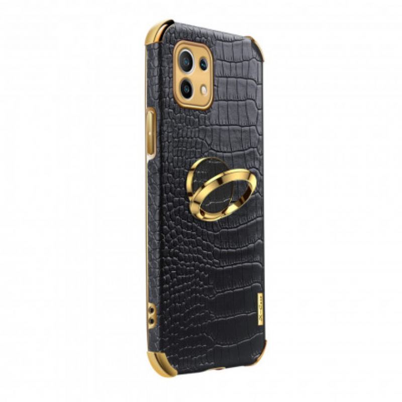 Coque Xiaomi Mi 11 X-CASE Effet Peau Crocodile