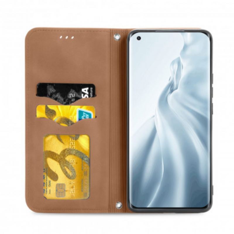 Flip Cover Xiaomi Mi 11 Simili Cuir Vintage