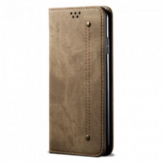 Flip Cover Xiaomi Mi 11 Tissu Jeans