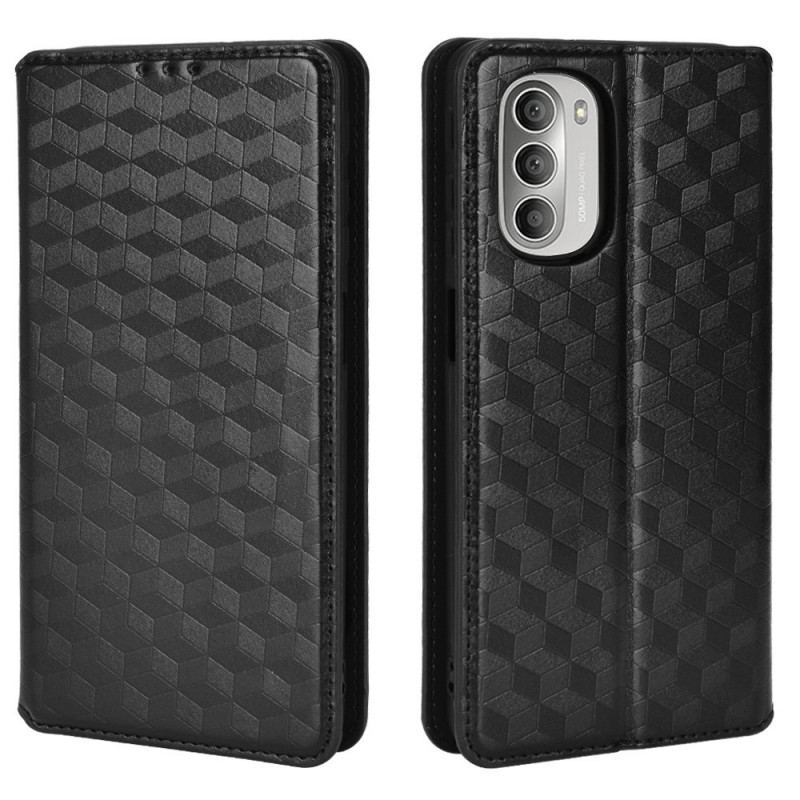 Flip Cover Moto G51 5G Effet Cuir Diamant