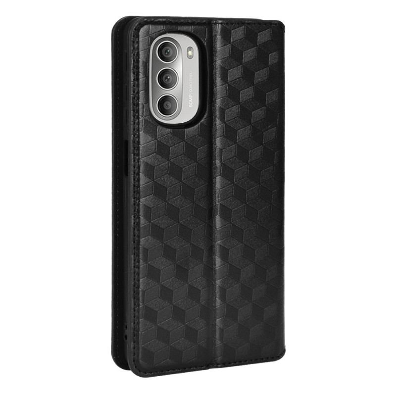 Flip Cover Moto G51 5G Effet Cuir Diamant