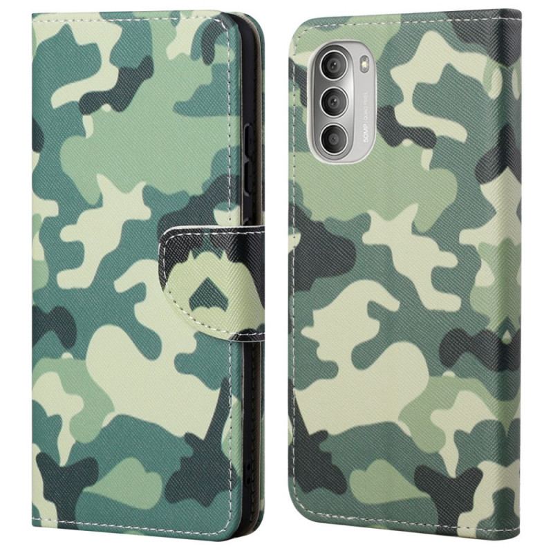 Housse Moto G51 5G Camouflage Militaire