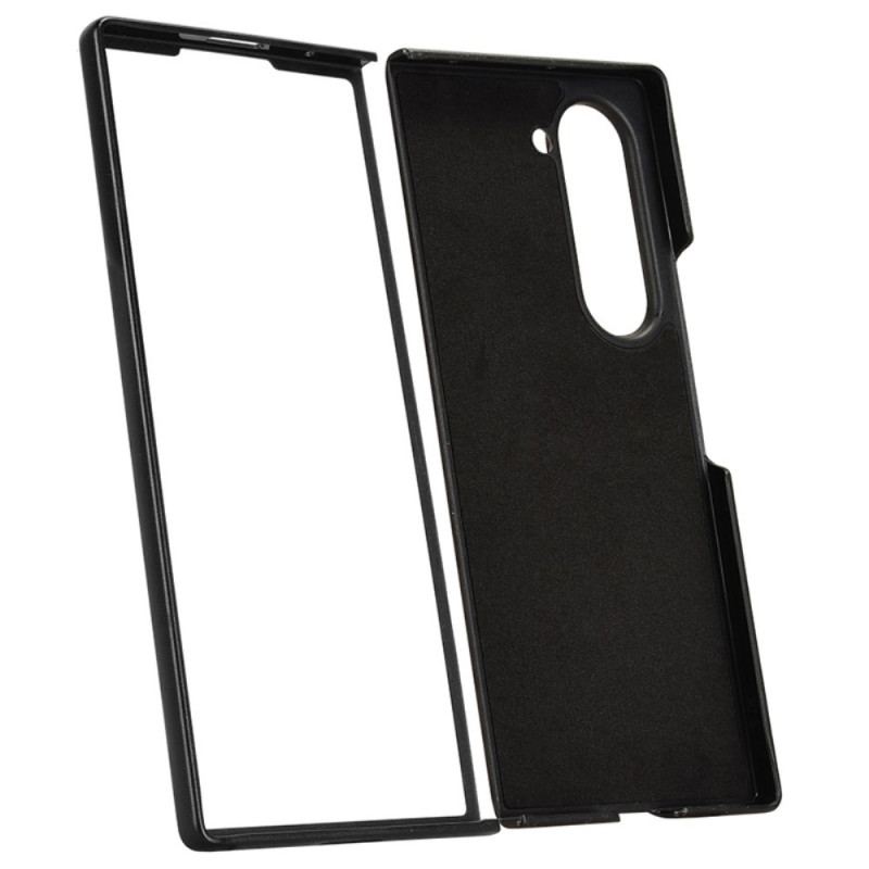 Coque Samsung Galaxy Z Fold 6 Simili Cuir Couture