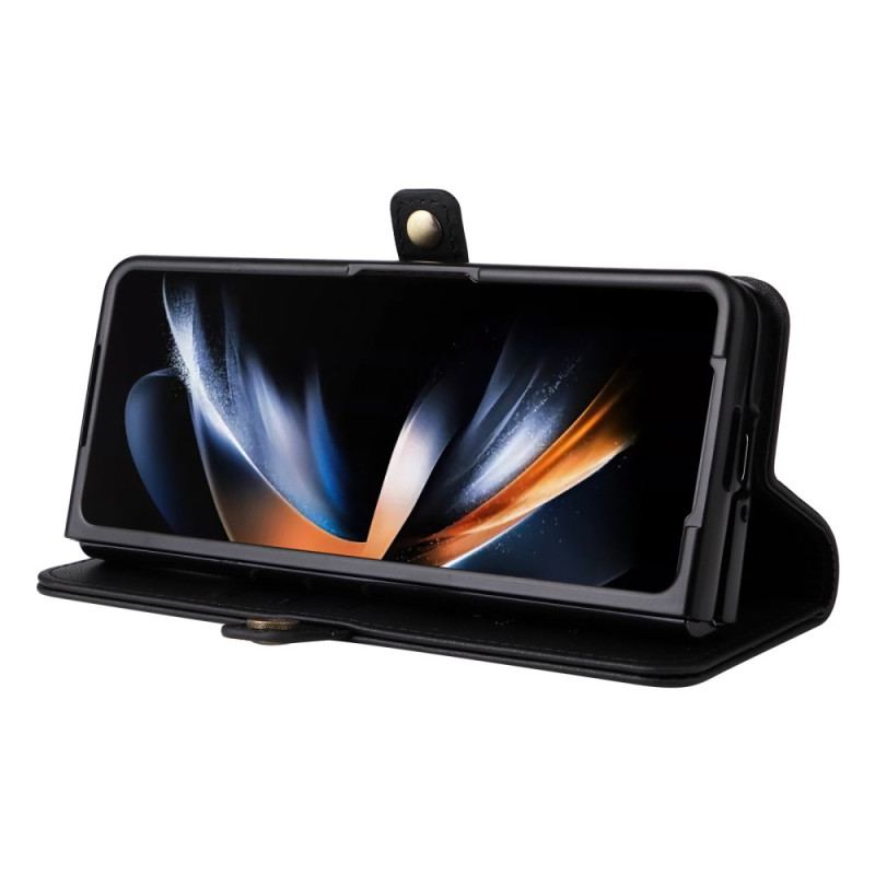 Housse Samsung Galaxy Z Fold 6 Simili Cuir YIKATU