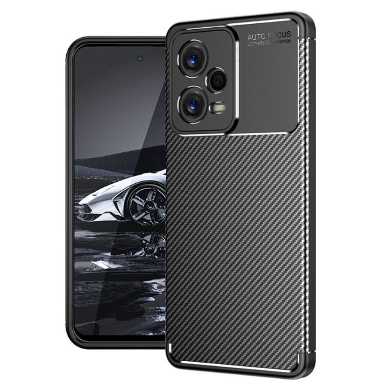 Coque Xiaomi Redmi Note 12 Pro Flexible Texture Fibre Carbone