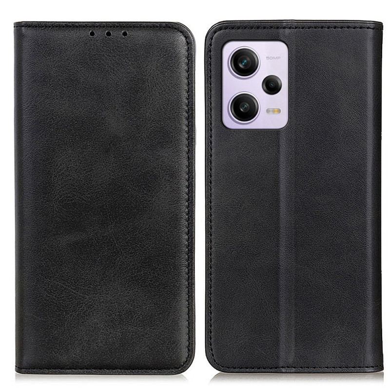 Flip Cover Xiaomi Redmi Note 12 Pro/Poco X5 Pro 5G Cuir Fendu Classique