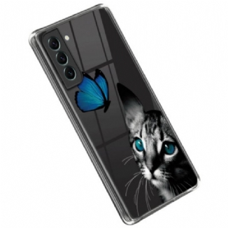 Coque Samsung Galaxy S23 5G Chat et Papillon