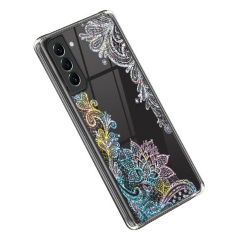 Coque Samsung Galaxy S23 5G Transparente Dentelle Mandala