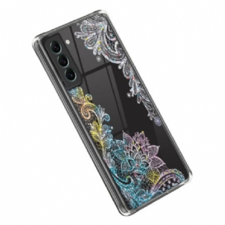 Coque Samsung Galaxy S23 5G Transparente Dentelle Mandala