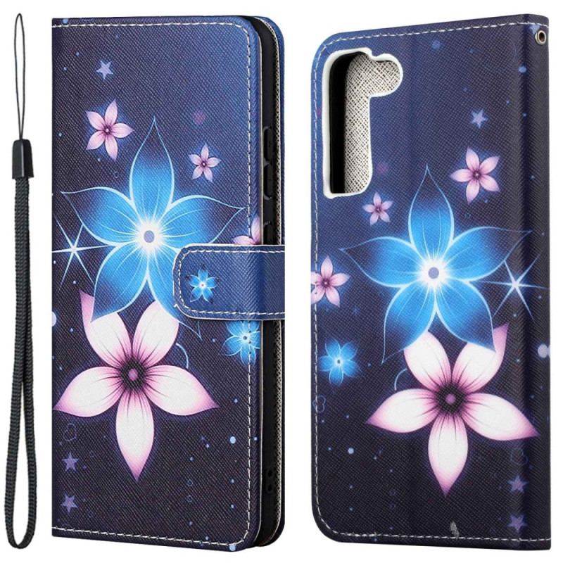 Housse Samsung Galaxy S23 5G Fleurs Lunaires