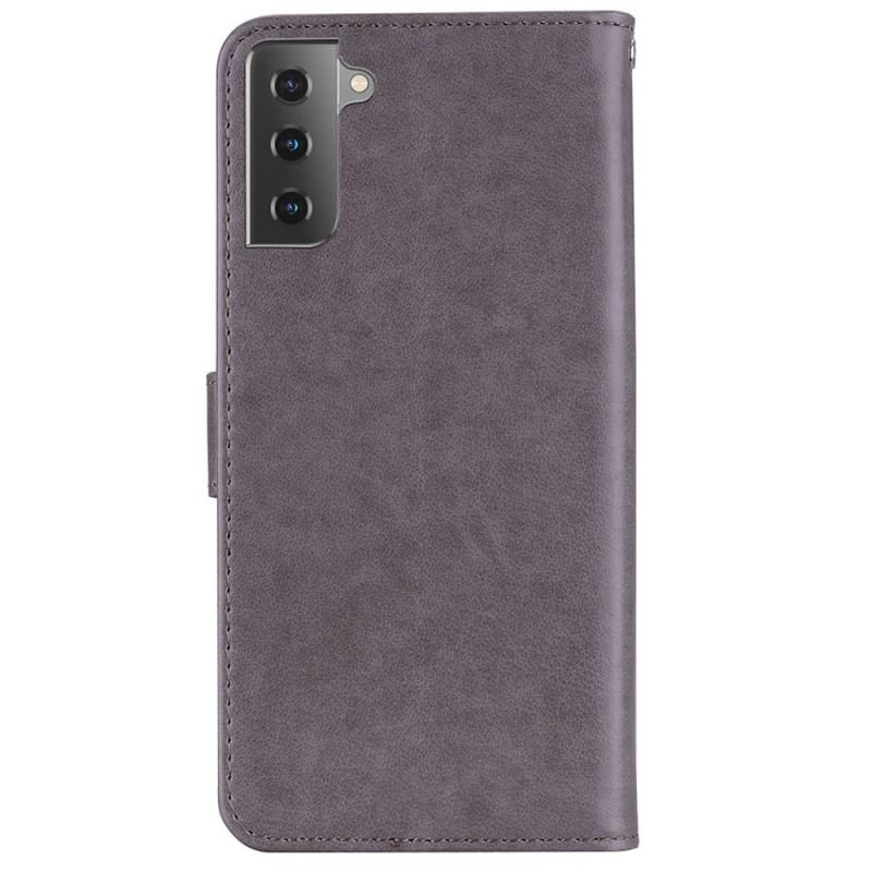 Housse Samsung Galaxy S23 5G Hibou Mandala et Breloque