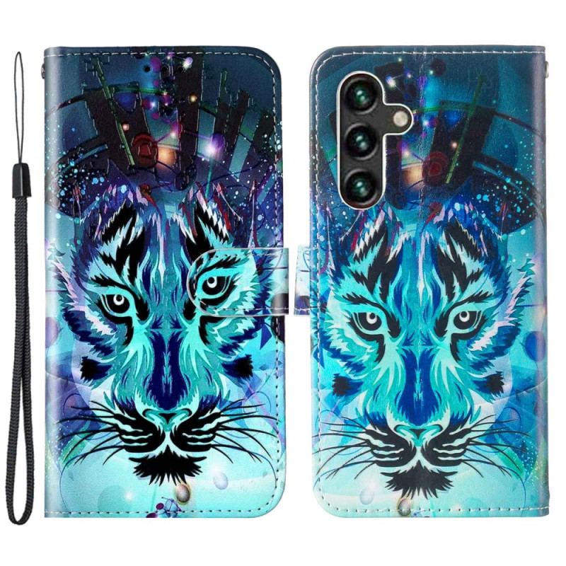 Housse Samsung Galaxy S23 5G Le Tigre avec Lanière